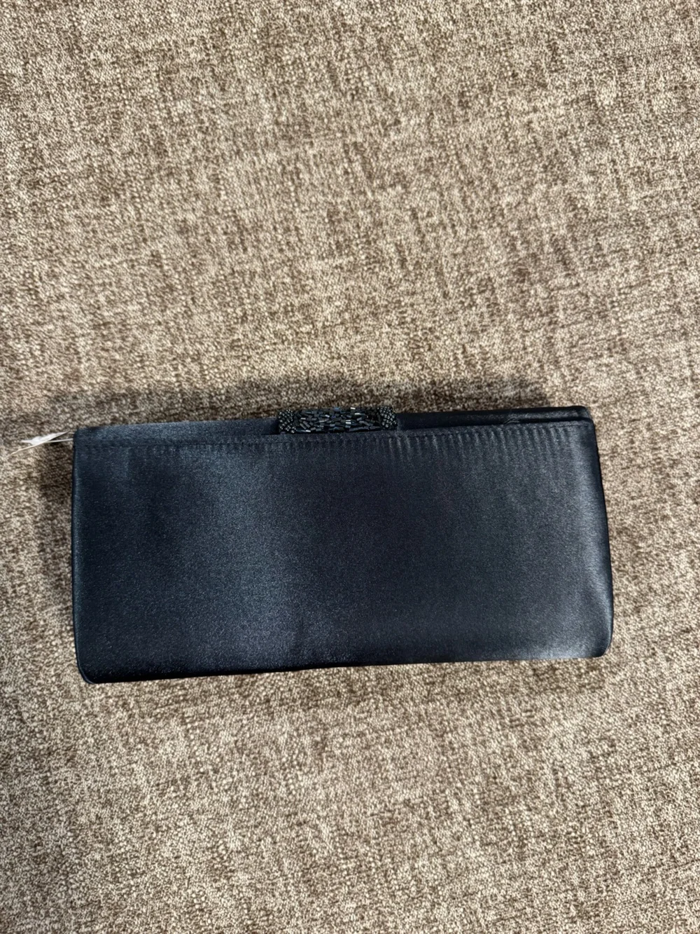 Evening Beaded Black Crossbody Bag